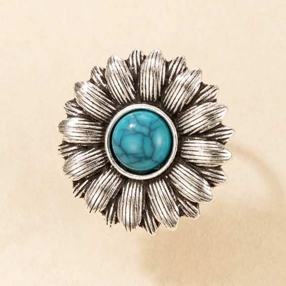 Bohemian Turquoise Ring - Picture 3 of 8
